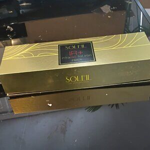 SOLEIL IR+ INFRARED FLAT IRON BLACK BRAND-NEW-SEALED
